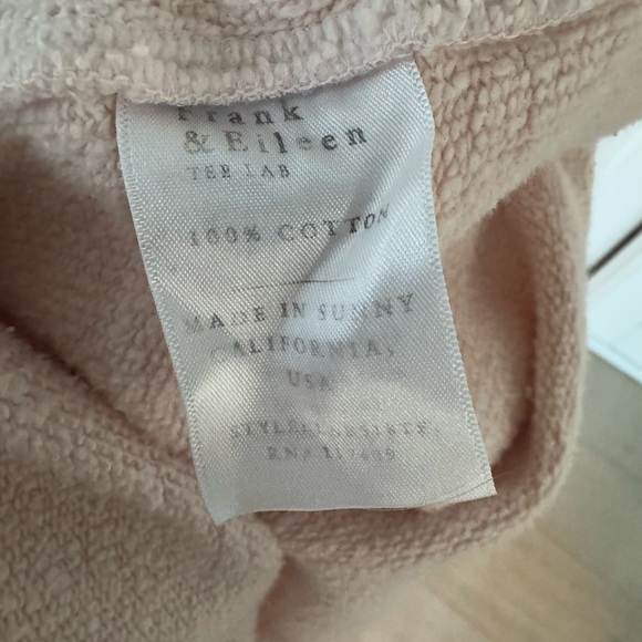 Frank & Eileen Effie Long Sleeve Funnel Neck Capelet Triple Fleece Small S - Picture 6 of 6